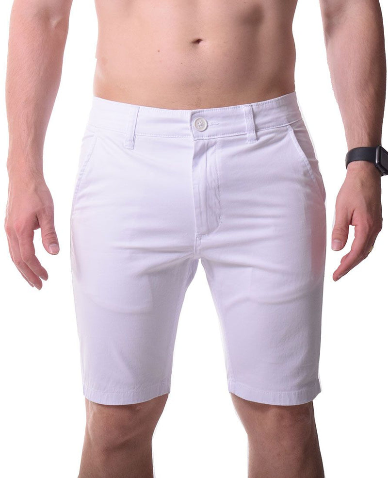 Bermuda de Sarja Branca Masculina