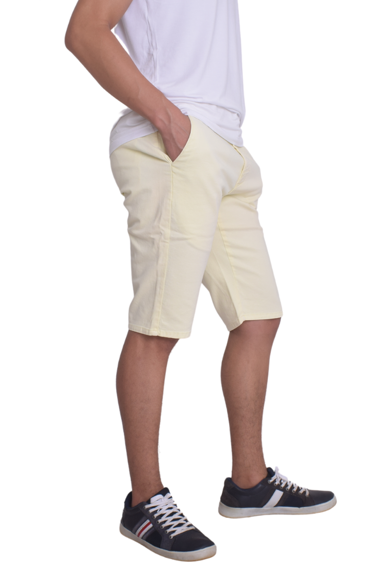 Bermuda jeans best sale amarela